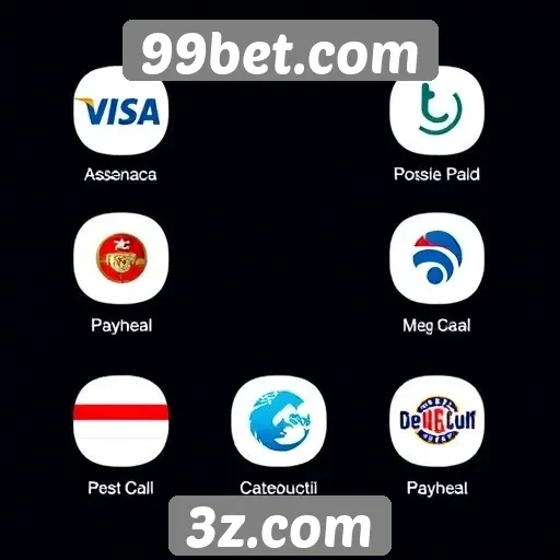 Métodos de pagamento aceitos no 99bet.com
